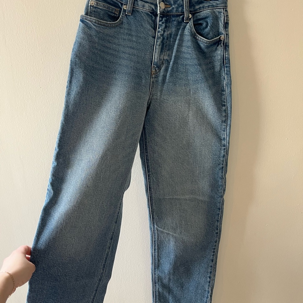 H&M Women's Straight Leg Blue Jeans